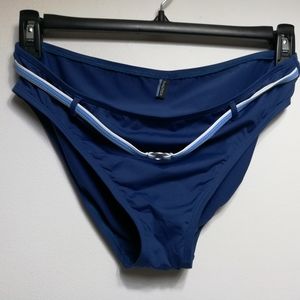 Nautica NWOT indigo blue bikini bottom size 10
